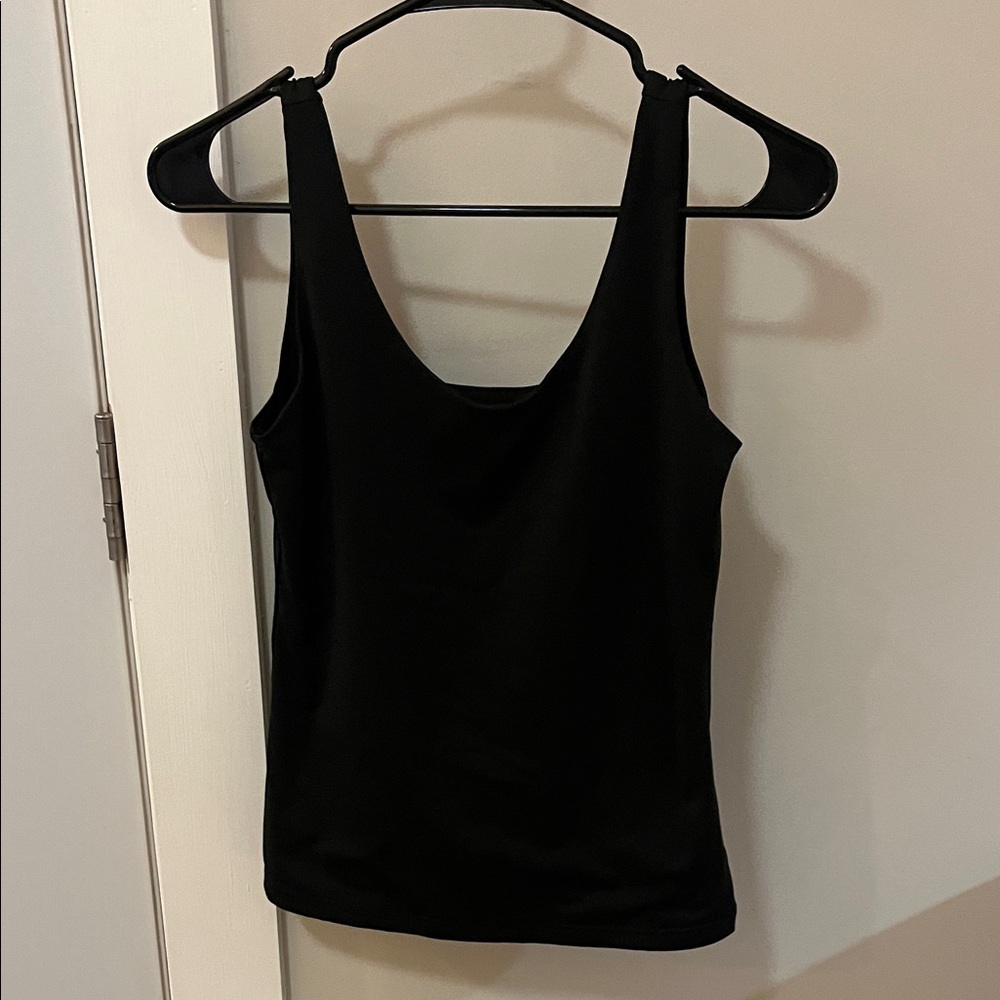 Black Sleeveless Women's Tank Top